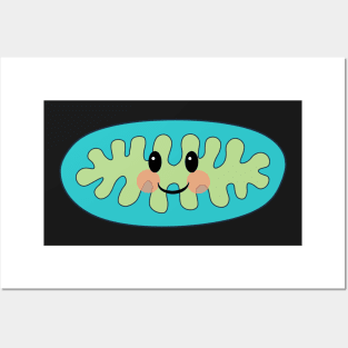 Happy Little Mitochondrion Posters and Art